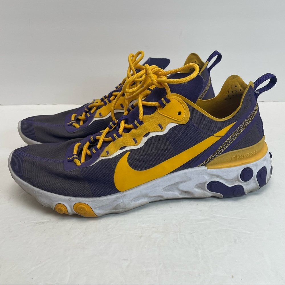 NFL Minnesota Vikings Nike React sneakers. Men’s size 12 running purple